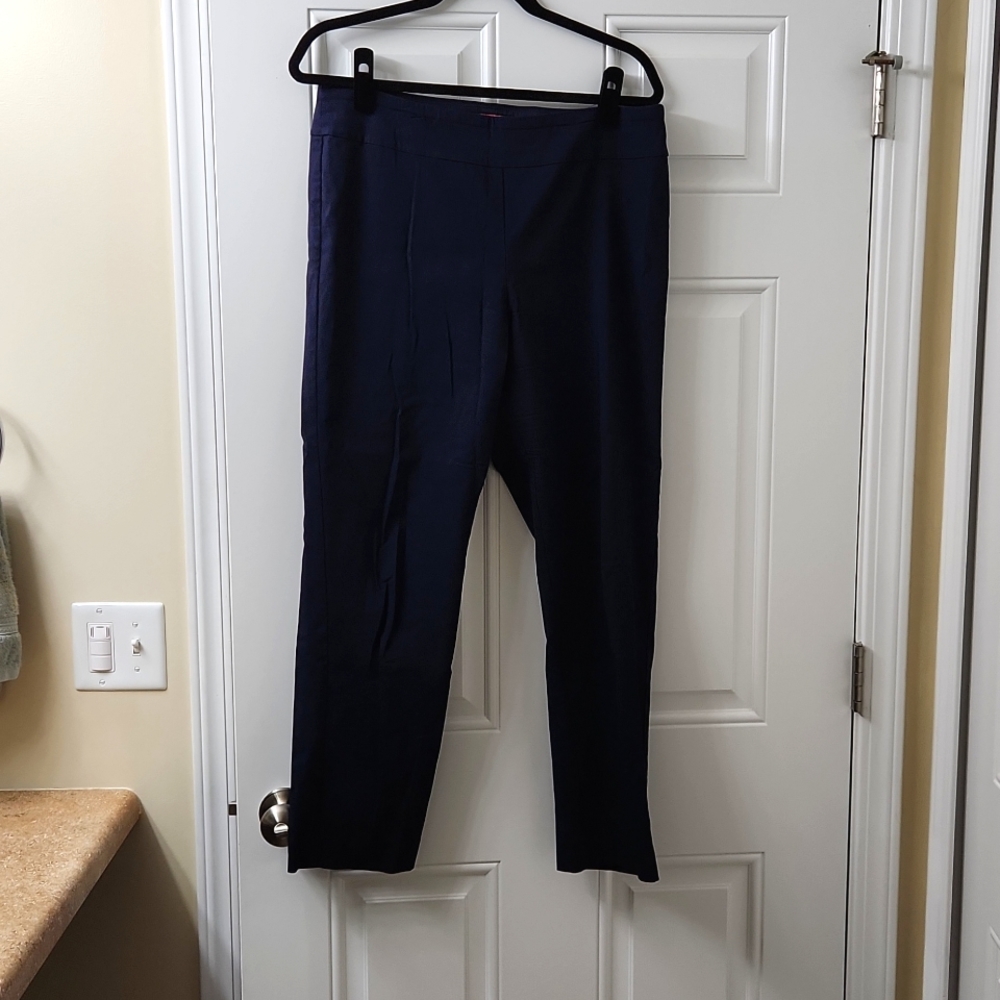 Krazy Larry navy crop pants,  size 14